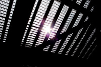 Underpass grate, lakeside park