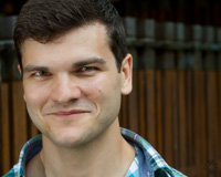 Daniel Lazar, impromptu headshot session